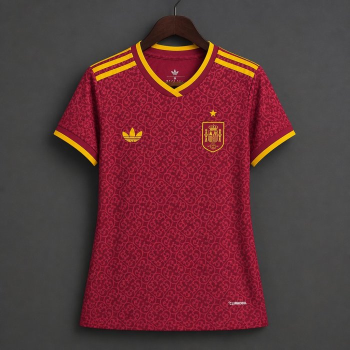 2026 Womens Spain Away Red Special Edition Jersey