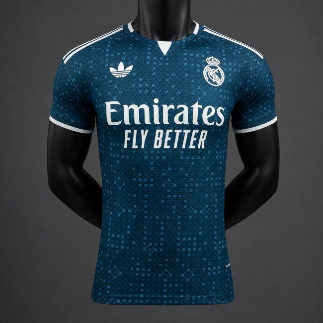Player Version 26/27 Real Madrid Teal Away Jersey