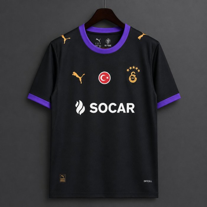 26/27 Galatasaray Third Black Jersey