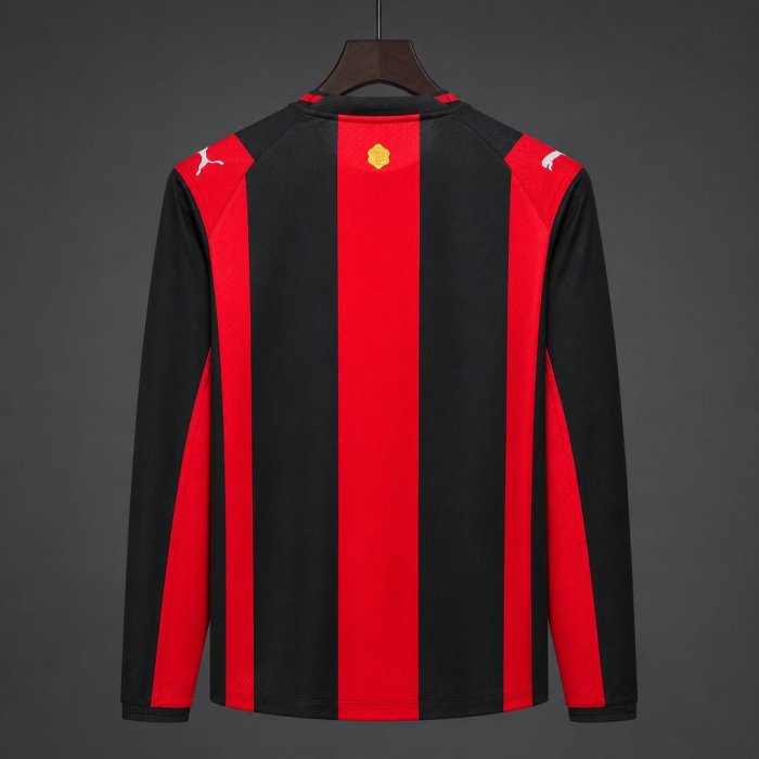 26/27 AC Milan Home Long Sleeve  Jersey