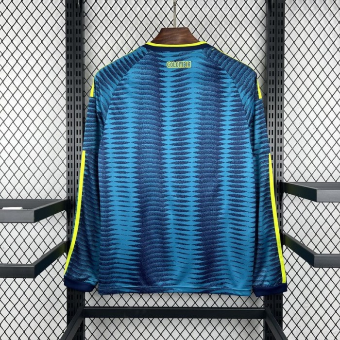 2026 Mens Colombia World Cup Away Long Sleeve Jersey
