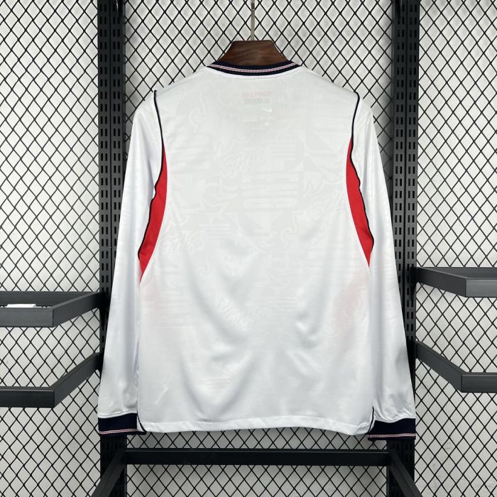 2026 Mens England World Cup Home Long Sleeve Jersey