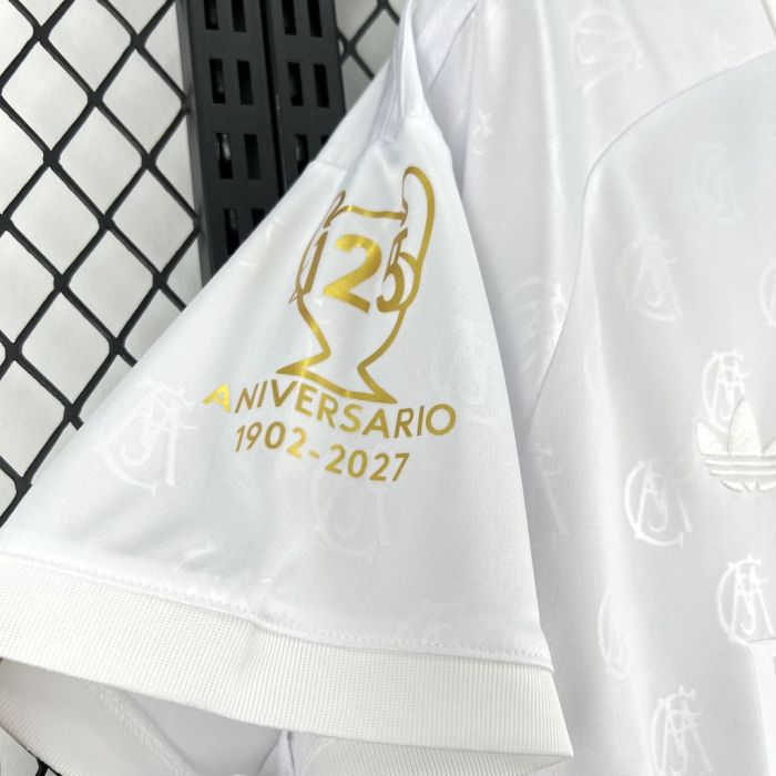 2026/27 Mens Real Madrid 125th Anniversary Jersey