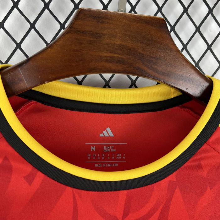 2026 Mens Belgium World Cup Home Long Sleeve Jersey