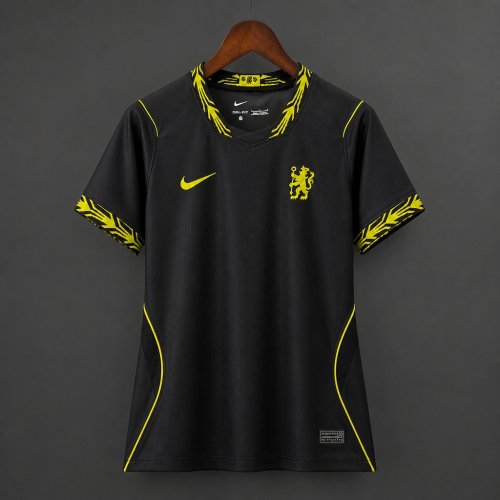 26/27 Women Chelsea Away  Black Jersey