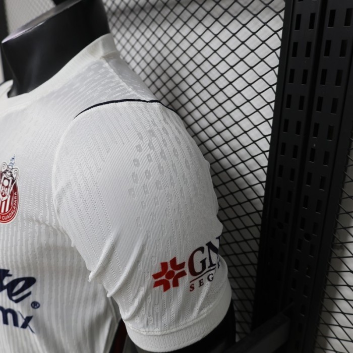 Player Version 26/27 Chivas Guadalajara Away White Jersey