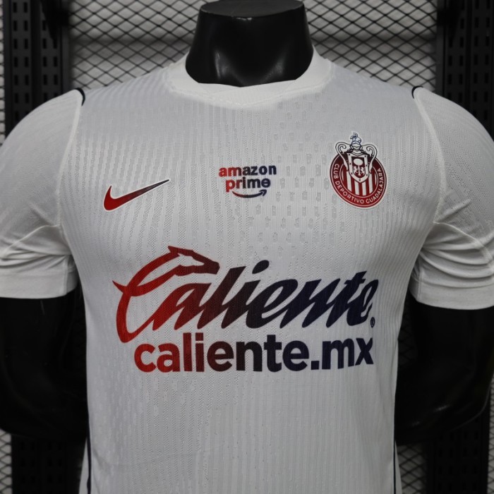 Player Version 26/27 Chivas Guadalajara Away White Jersey