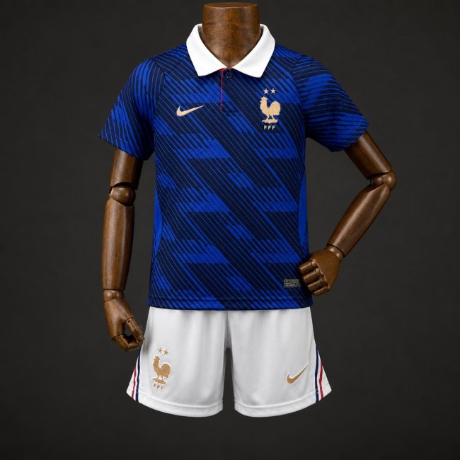 2026 Kids France World Cup Home Kit
