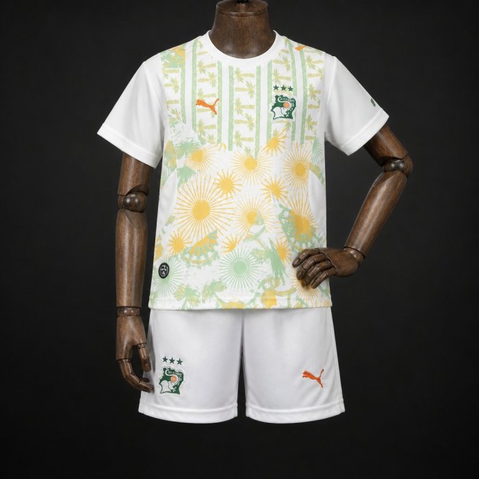 2026 Kids Ivory Coast World Cup Away Kit