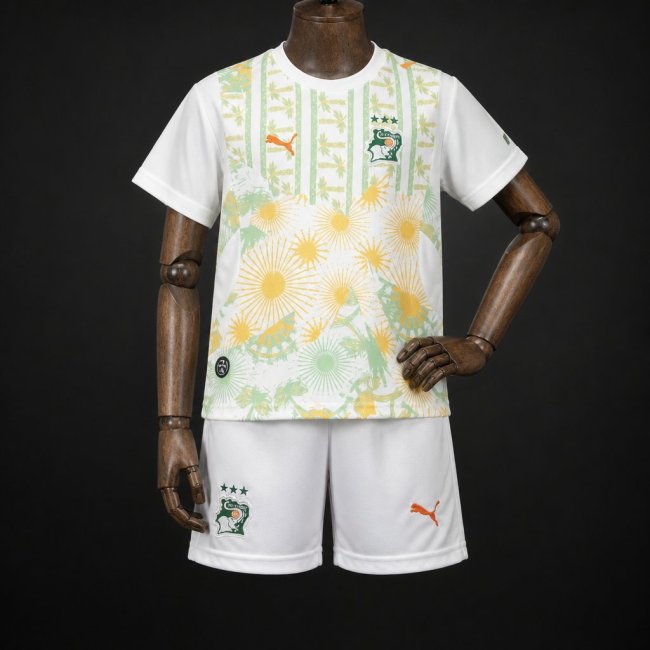 2026 Kids Ivory Coast World Cup Away Kit