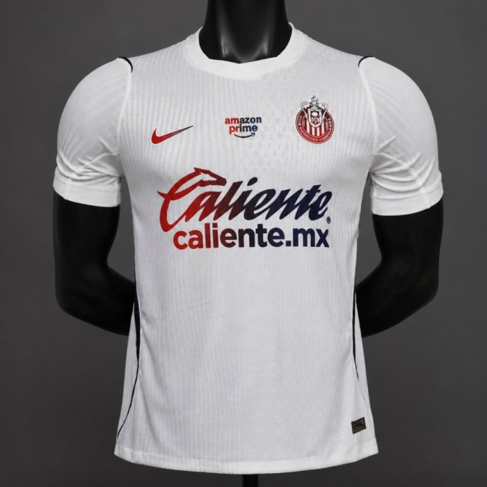 Player Version 26/27 Chivas Guadalajara Away White Jersey