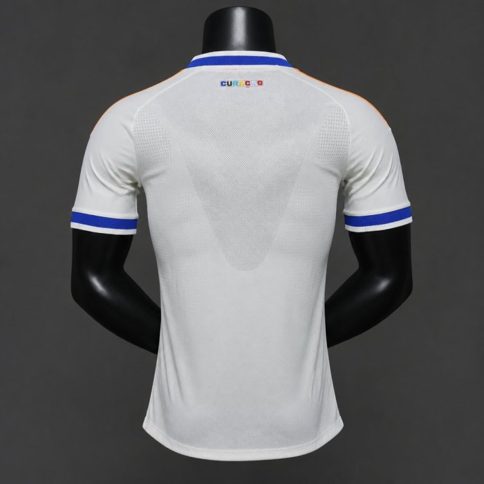 Player Version 2026  Curaçao World Cup Away White Jersey