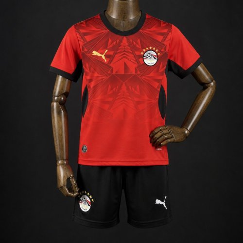 2026 Kids Egypt World Cup Home Kit