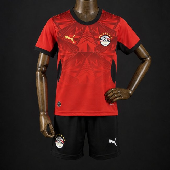2026 Kids Egypt World Cup Home Kit