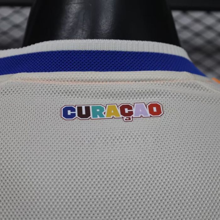 Player Version 2026  Curaçao World Cup Away White Jersey