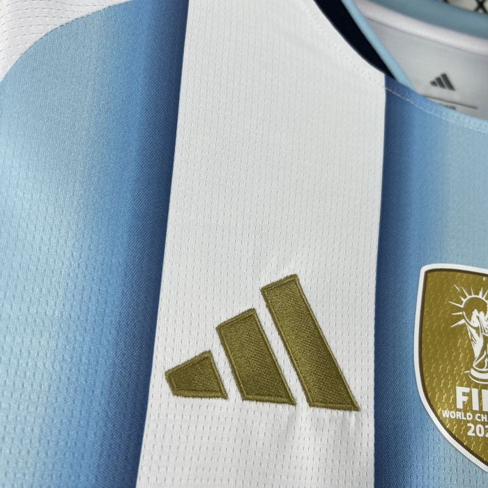 2026 Mens Argentina World Cup Home Long Sleeve Jersey