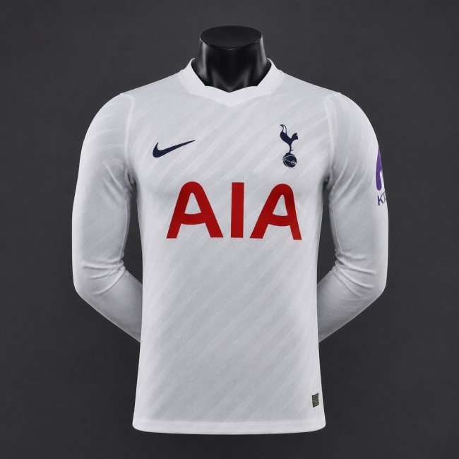 Player Version 26/27 Tottenham Hotspur Long Sleeve Home White Jersey