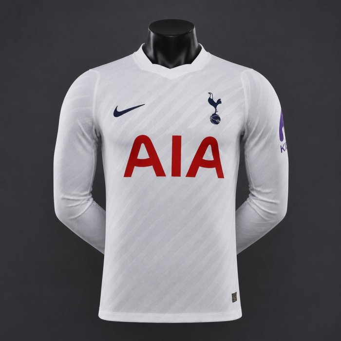 Player Version 26/27 Tottenham Hotspur Long Sleeve Home White Jersey