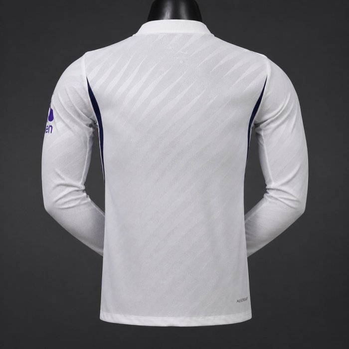 Player Version 26/27 Tottenham Hotspur Long Sleeve Home White Jersey