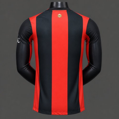 Player Version 26/27 AC Milan Home Long Sleeve Jersey