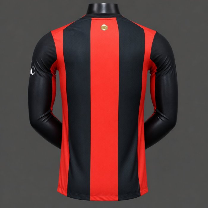 Player Version 26/27 AC Milan Home Long Sleeve Jersey