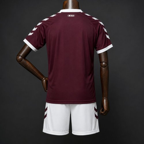 26/27 Kids Heart of Midlothian Maroon Home Jersey