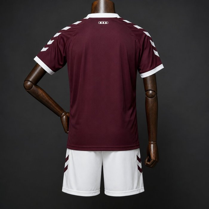 26/27 Kids Heart of Midlothian Maroon Home Jersey