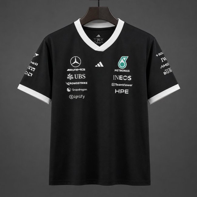 2026 F1 Mercedes-AMG Petronas F1 Team Black Training Jersey