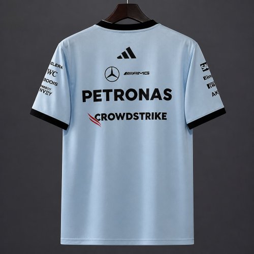 2026 F1 Mercedes-AMG Petronas F1 Team Light  Blue Training Jersey