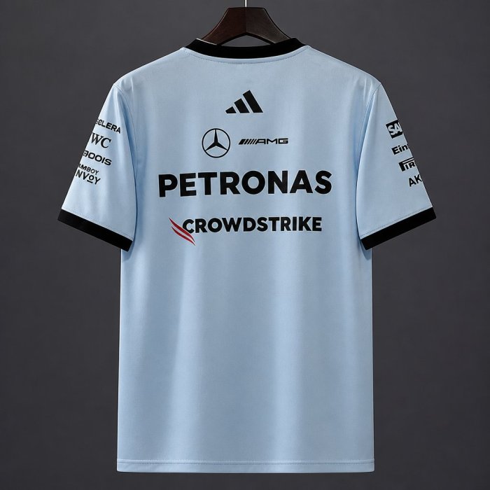 2026 F1 Mercedes-AMG Petronas F1 Team Light  Blue Training Jersey