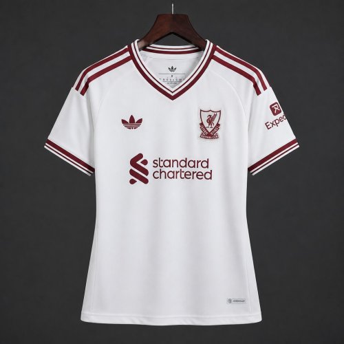 26/27 Women Liverpool  Away White Jersey