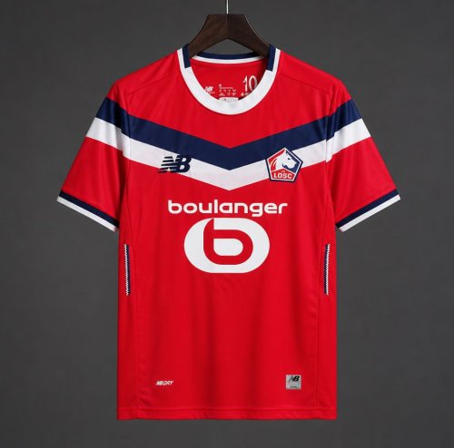 26/27 Lille OSC Home Red Jersey