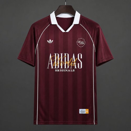 Adidas World Wide Version Polo Navy Red Jersey