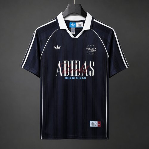 Adidas World Wide Version Polo Navy Blue Jersey