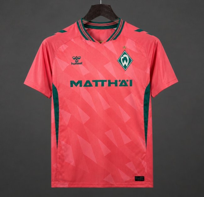 26/27 Werder Bremen Third Pink Jersey