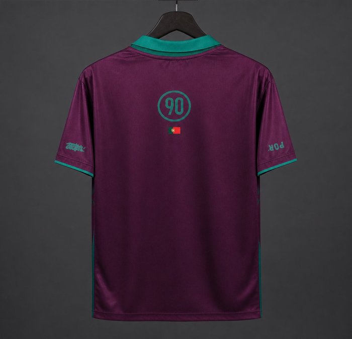 2026 Portugal x Cactus Jack Total 90 Pre-Match Wine Jersey