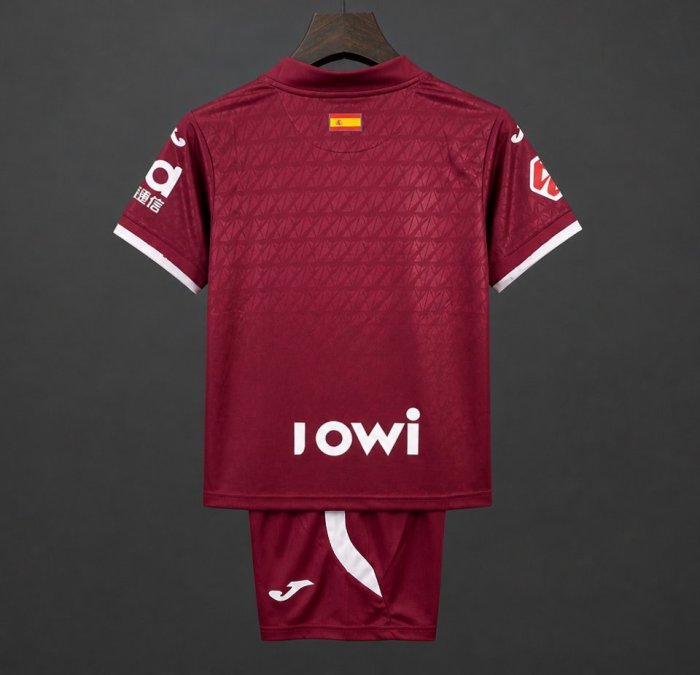 2026 Kids Getafe CF Away Wine Jersey