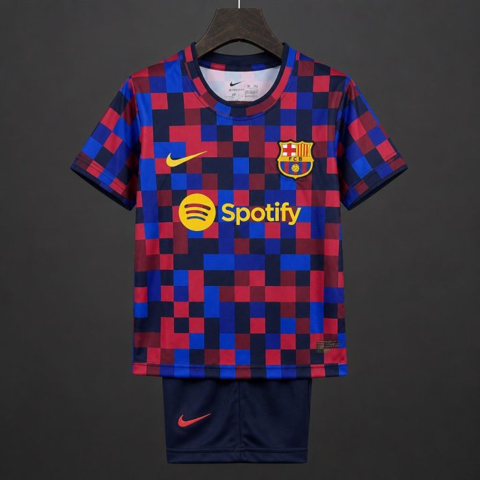 26/27 Kids Barcelona Academy Pro Pre-Match Jersey