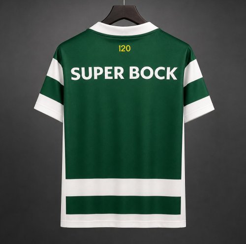 26/27 Sporting Lisbon  Home White/Green  Jersey