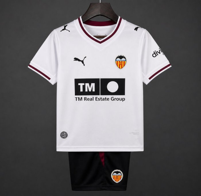 26/27 Kids Valencia CF Home Jersey