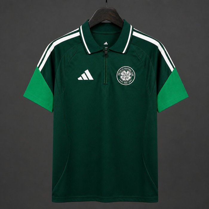 26/27 Celtic Green & White Training  Jersey