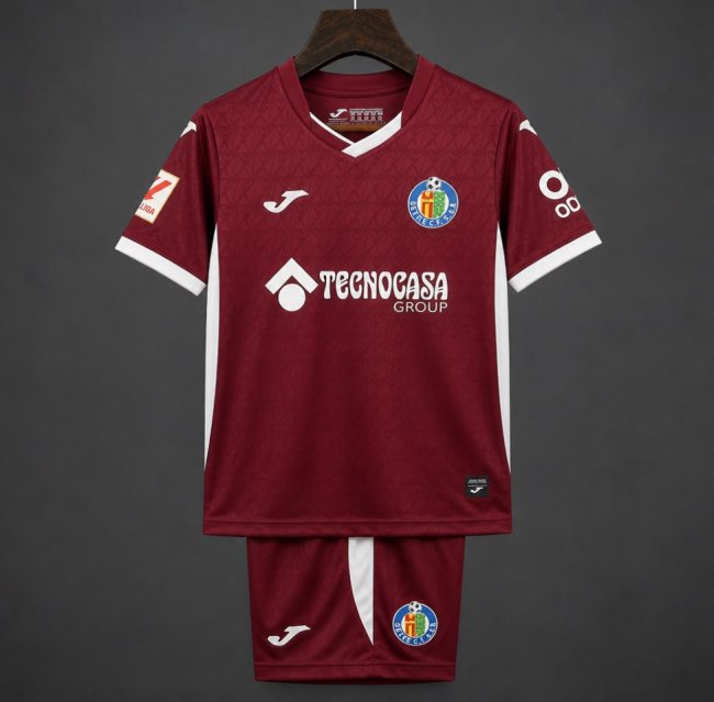 2026 Kids Getafe CF Away Wine Jersey