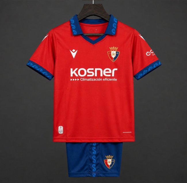 26/27 Kids CA Osasuna Home Jersey