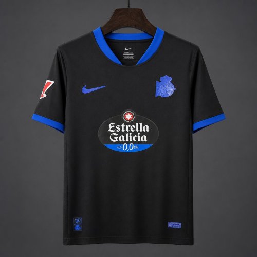 26/27 Deportivo La Coruna Away Black Jersey