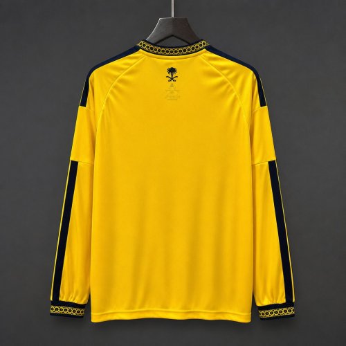 26/27 Al-Nassr Home Long Sleeve Yellow Jersey