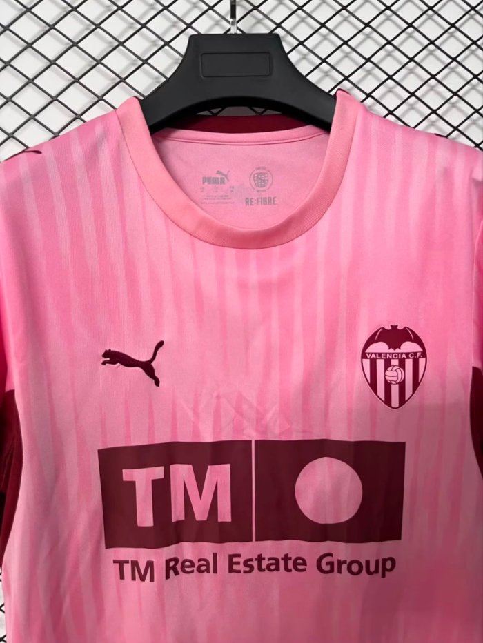 26/27 Valencia Third Pink Jersey