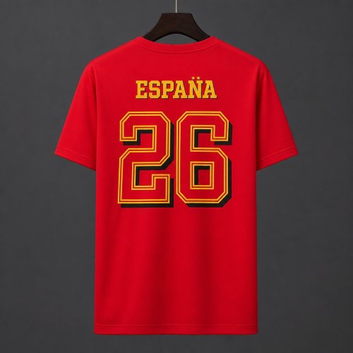 2026 Spain Champion Version Red Jersey