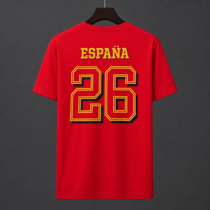 2026 Spain Champion Version Red Jersey