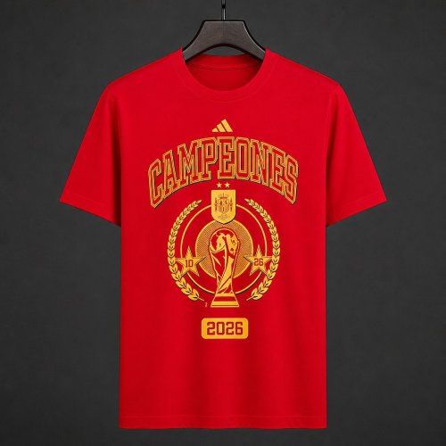 2026 Spain Champion Version Red Jersey