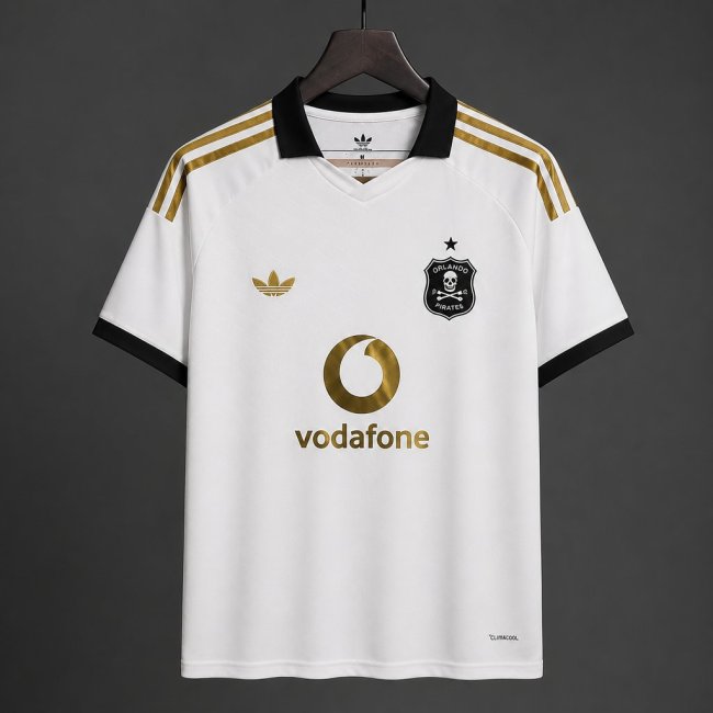 26/27 Orlando Pirates Away White Jersey